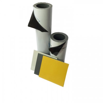 Free sample Raw material PE/LDPE/LLDPE plastic masking film black and white tape for aluminum panel